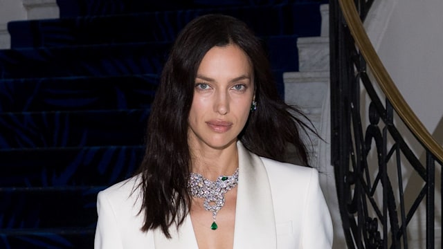 Irina Shayk is seen at Hotel Martinez during day two of the 78th Cannes Film Festival on May 14, 2025 in Cannes, France. (Photo by Jacopo Raule/GC Images)