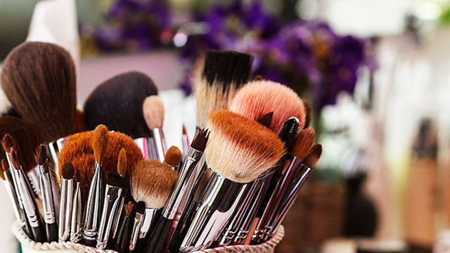a a make up brushes
