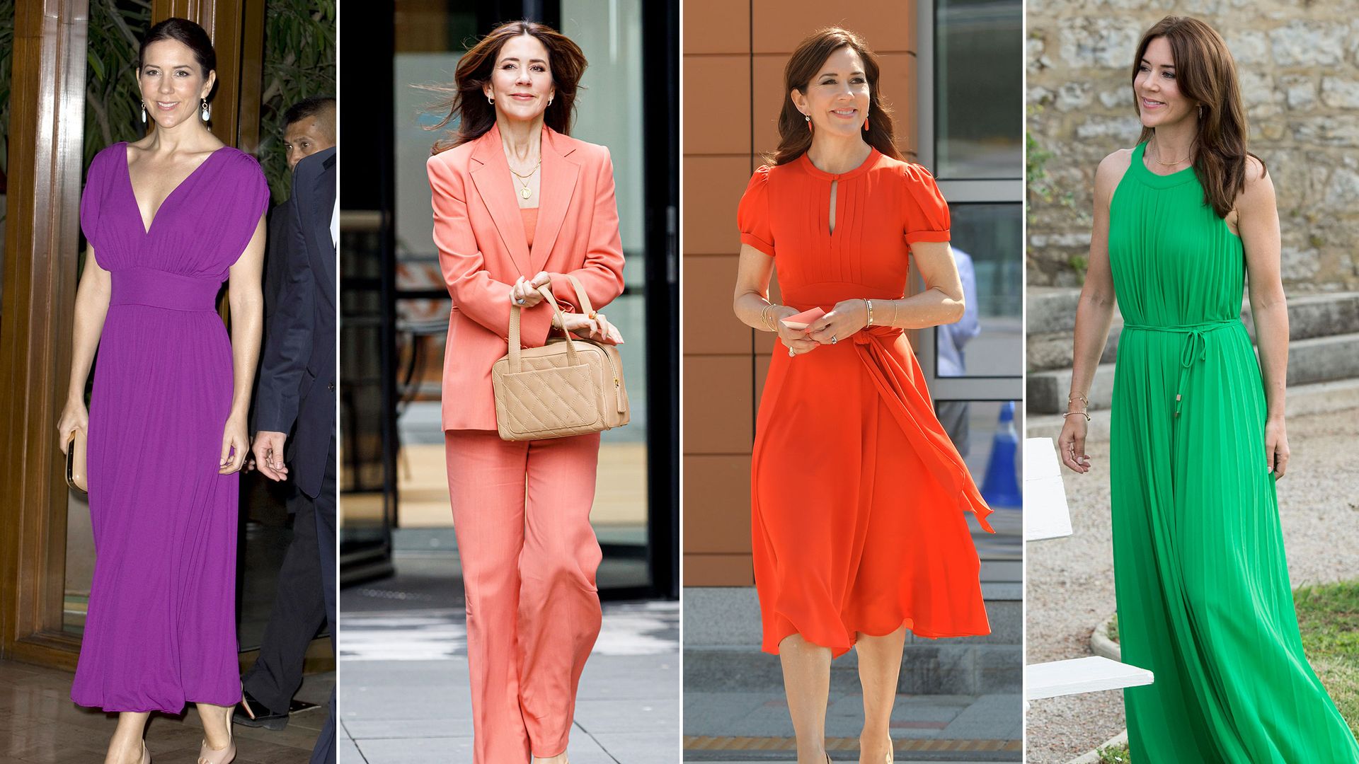 Queen Mary's brightest outfits