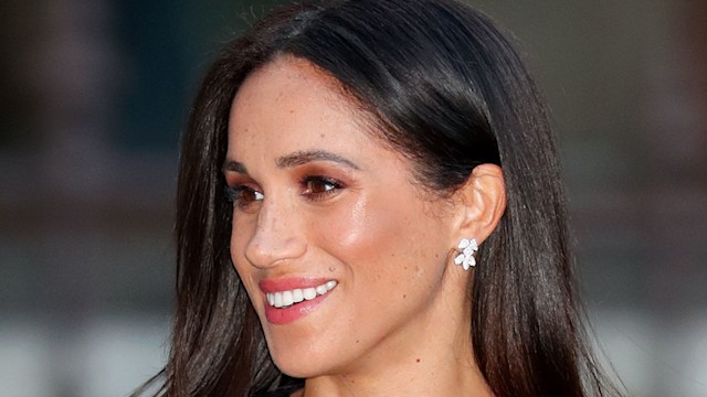 Meghan, Duchess of Sussex arrives to open 'Oceania' at the Royal Academy of Arts on September 25, 2018 in London, England. 'Oceania' is the first-ever major survey of Oceanic art to be held in the United Kingdom