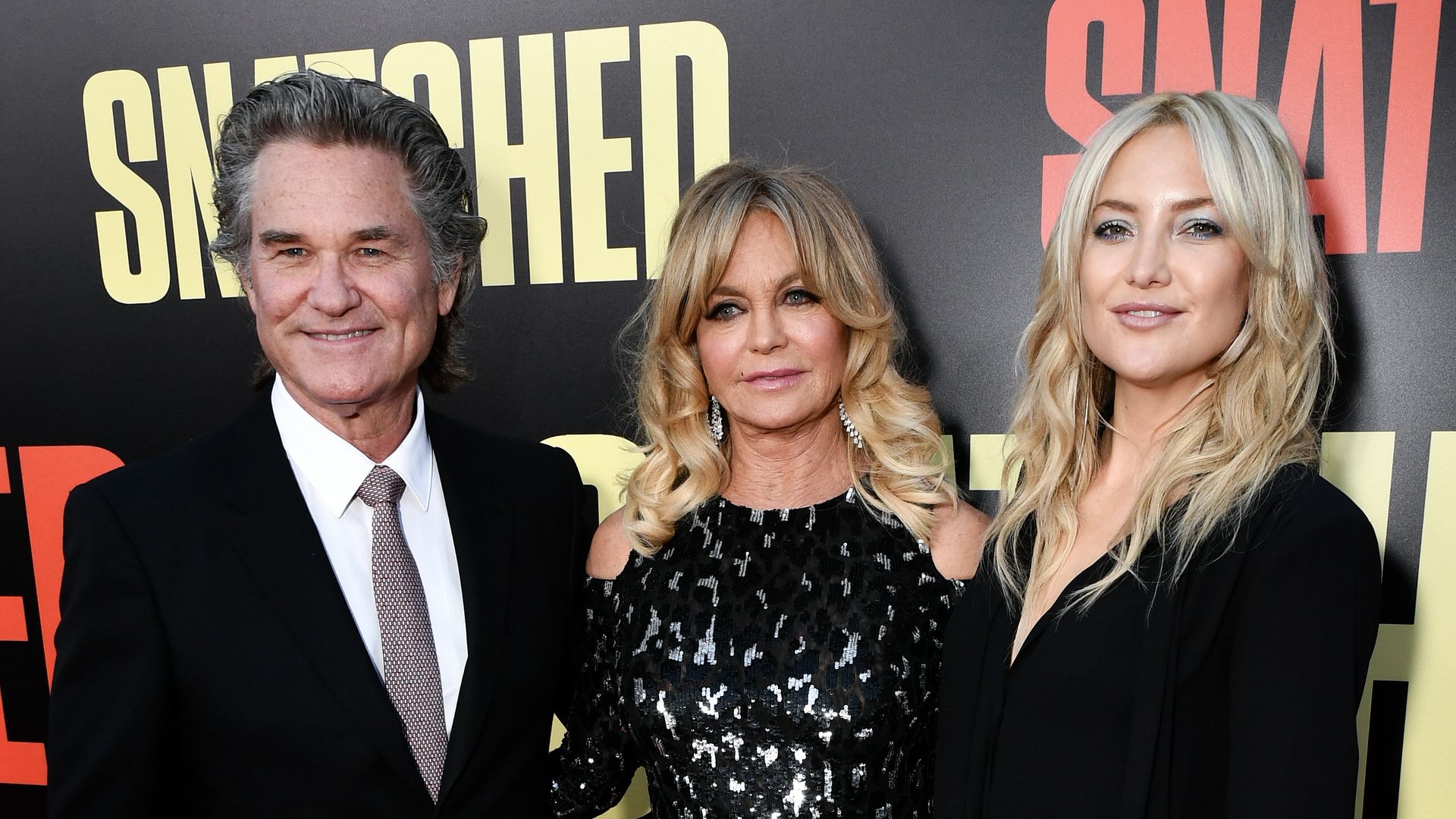 Kurt Russell, Goldie Hawn and Kate Hudson at the 'Snatched' film premiere, Los Angeles, 10 May 2017