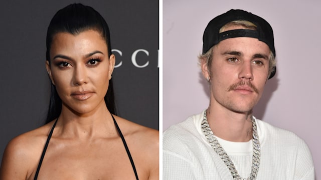 Kourtney Kardashian and Justin Bieber split image