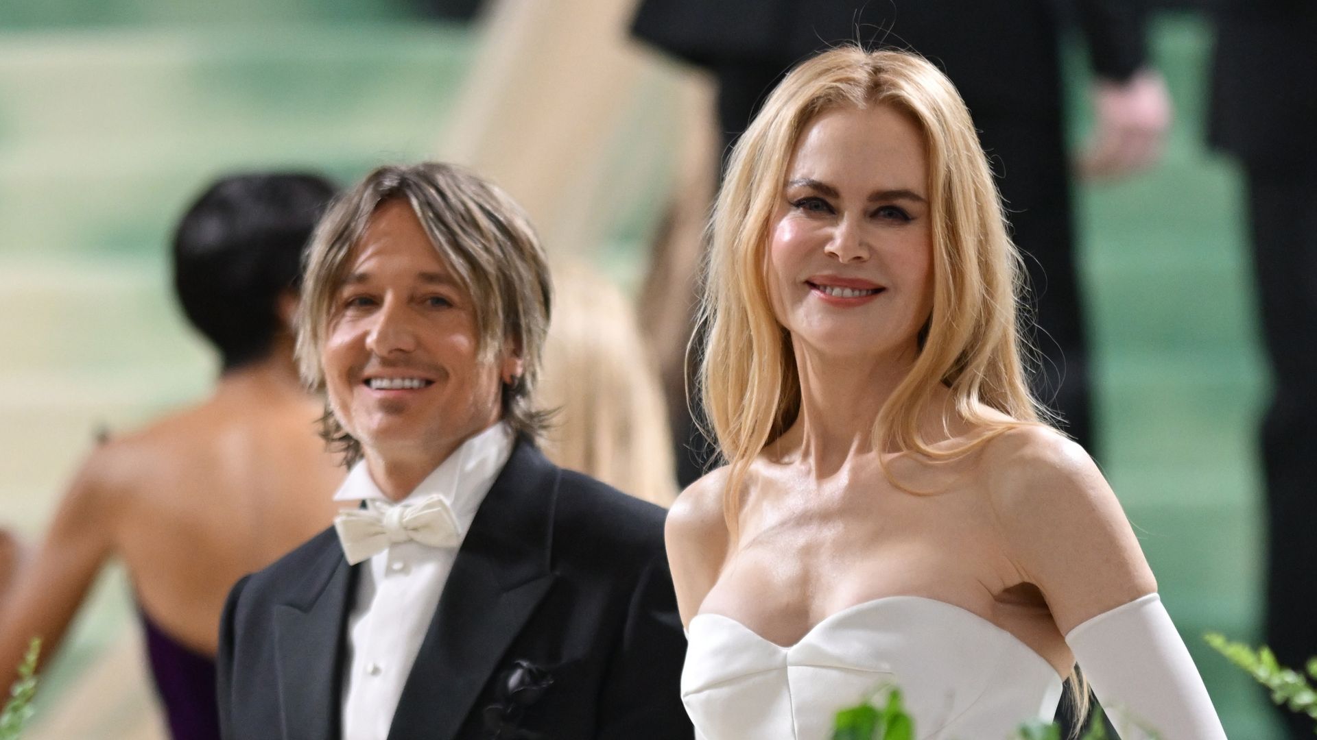 Nicole Kidman and Keith Urban at The 2024 Met Gala Celebrating "Sleeping Beauties: Reawakening Fashion" at The Metropolitan Museum of Art on May 6, 2024 in New York City.