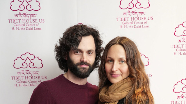 penn badgley and wife domino kirke