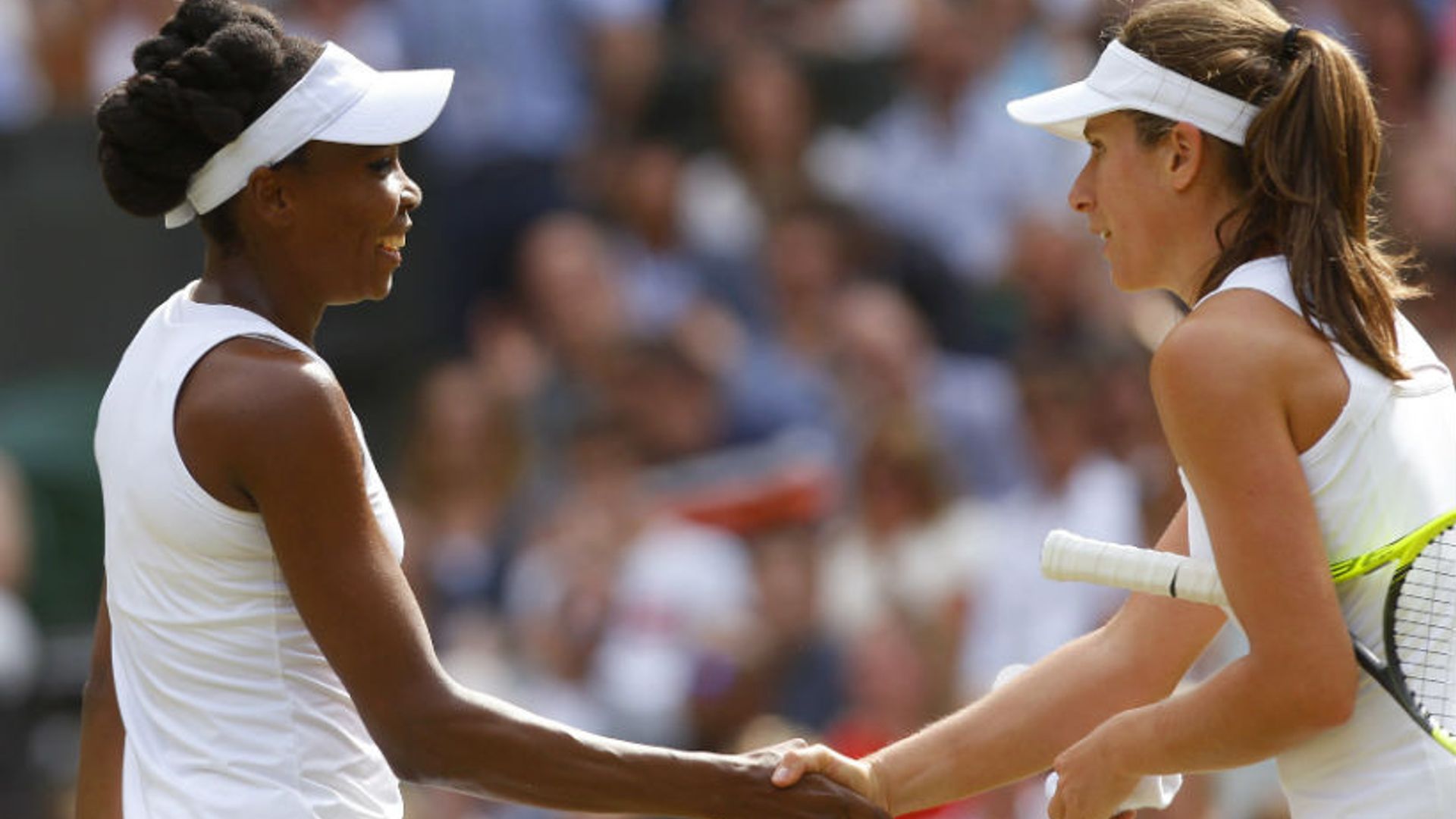 Johanna Konta is defeated by five-time champion Venus Williams in Wimbledon semi-final