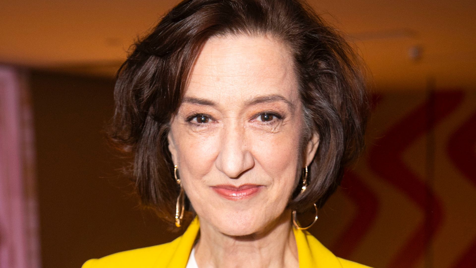 Haydn Gwynne at the All My Sons play after party
