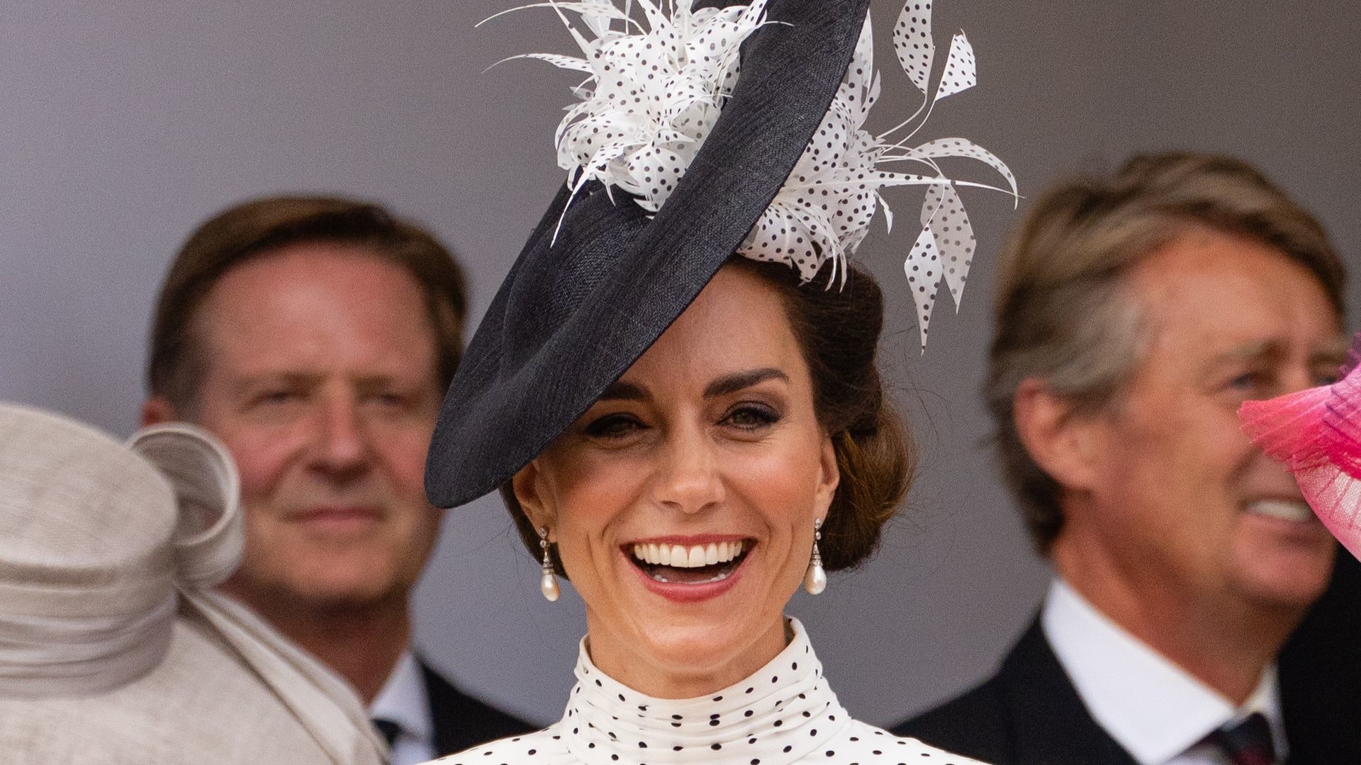 Kate Middleton is all smiles at the Order of the Garter Ceremony