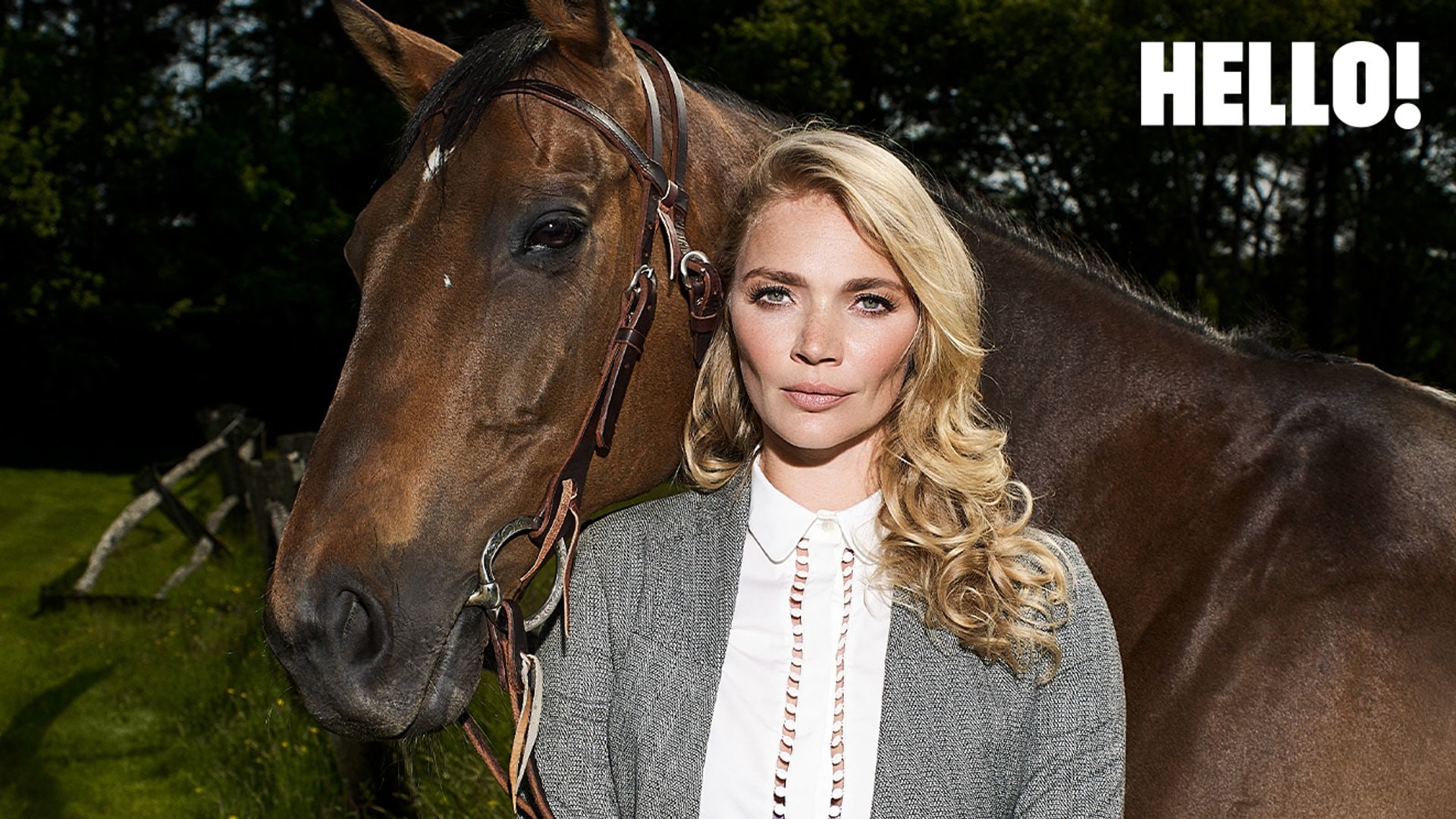 Jodie Kidd in an exclusive photoshoot for HELLO!