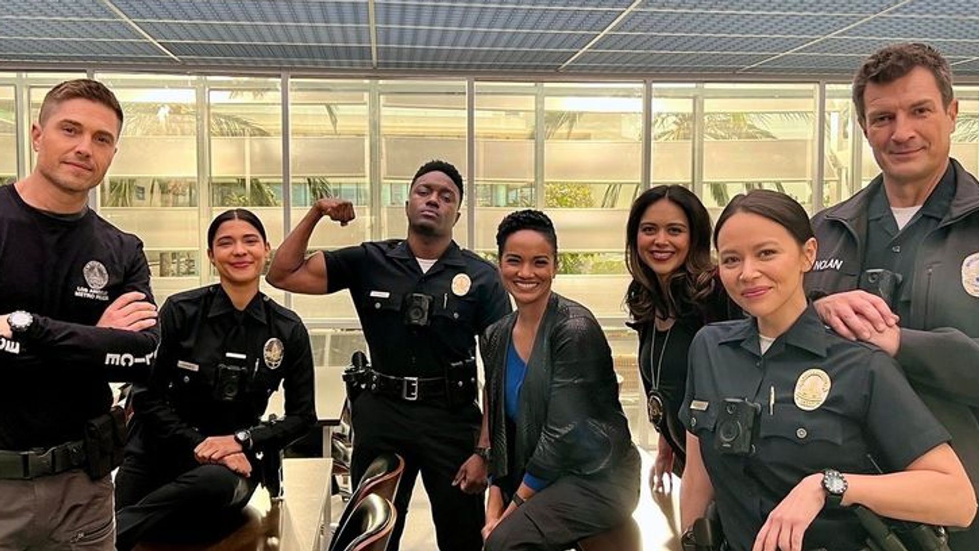 The cast of The Rookie