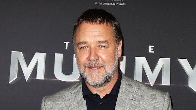 Russell Crowe arrives ahead of The Mummy Australian Premiere at State Theatre on May 22, 2017 in Sydney, Australia.