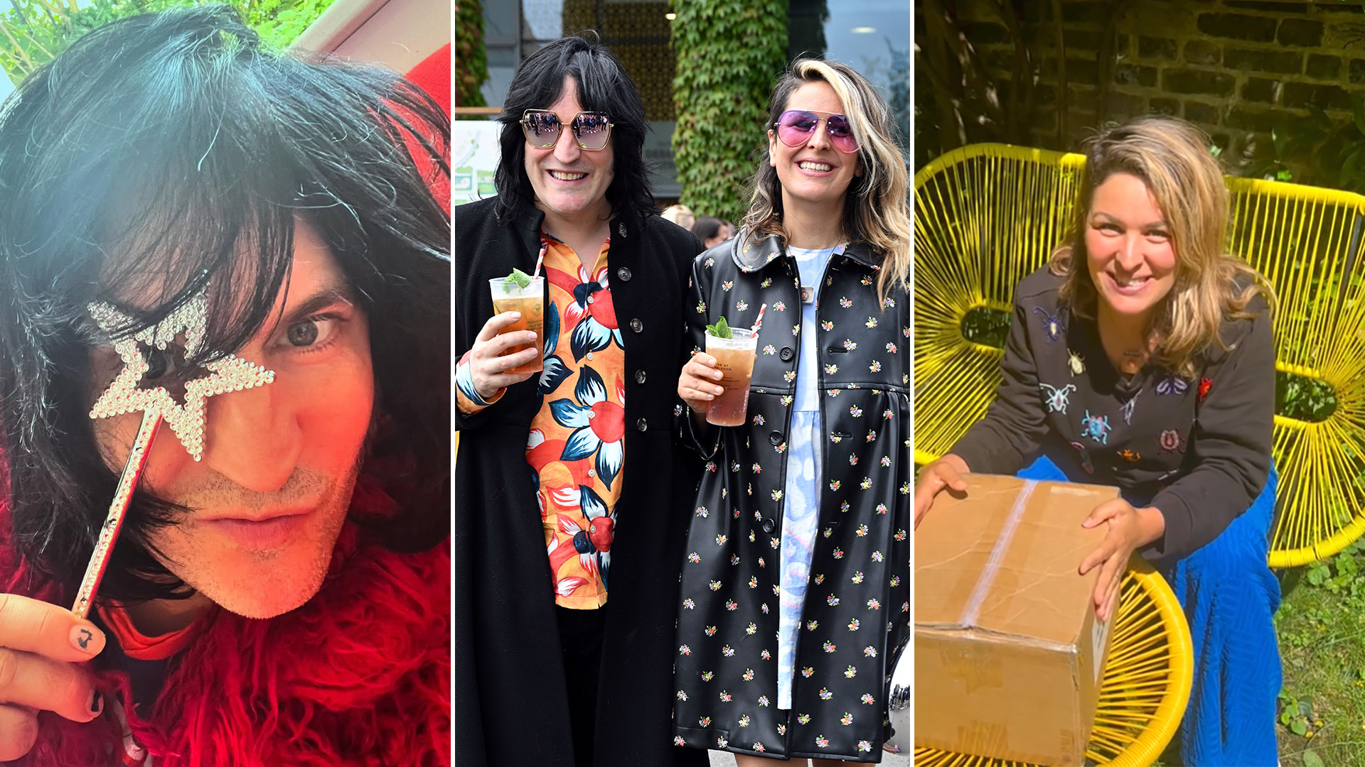 Noel Fielding's home with his partner, Lliana