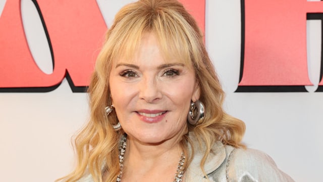 Kim Cattrall attends the "About My Father" premiere in NYC