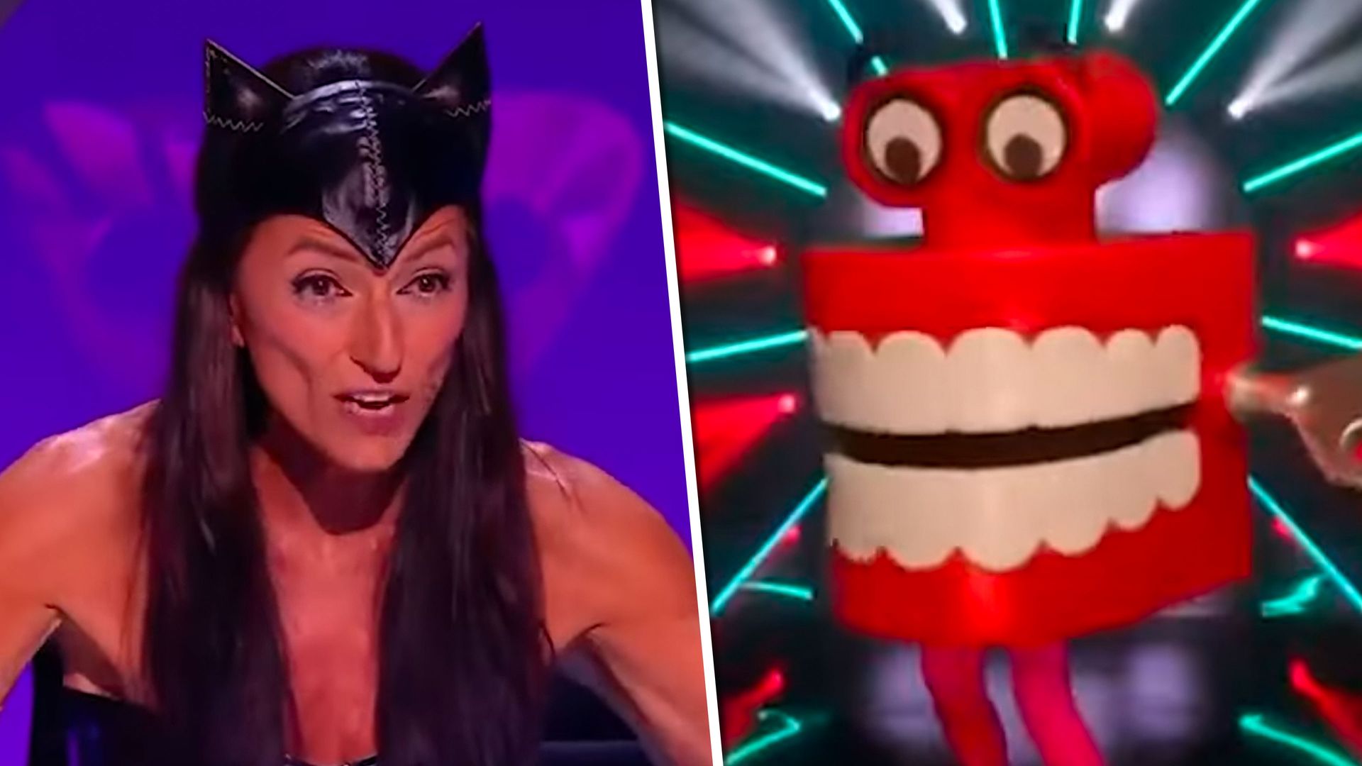 Davina McCall guesses that Teeth in The Masked Singer is former footballer, Alex Scott