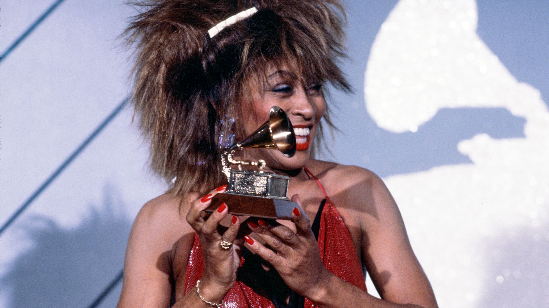 Tina Turner at the 27th Annual Grammy Awards, 1985