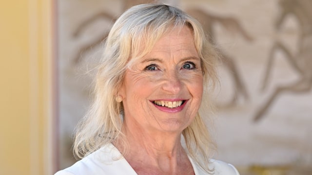 Carol Kirkwood attends The RHS Chelsea Flower Show at Royal Hospital Chelsea on May 20, 2024