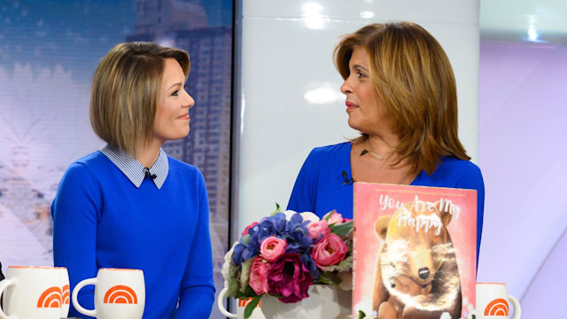 Dylan Dreyer and Hoda Kotb on the Today Show