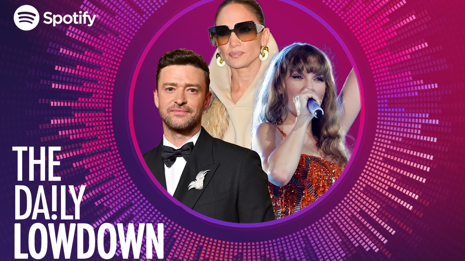 Justin Timberlake, JLo and Taylor Swift