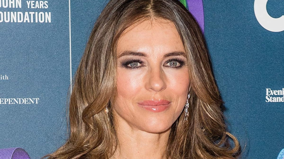 Elizabeth Hurley Showcases Insane Figure In Daring Dress With Plunging