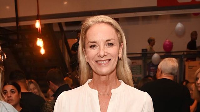 Tamzin Outhwaite attends the press night after party for "When It Happens To You" 