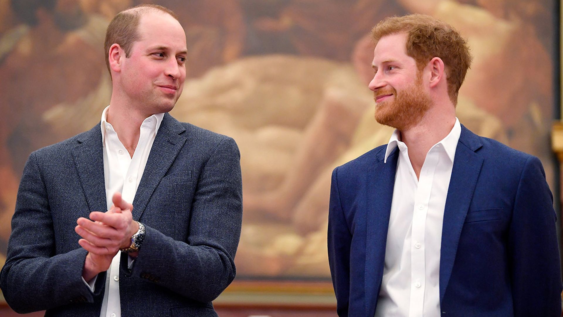 prince william and prince harry casual