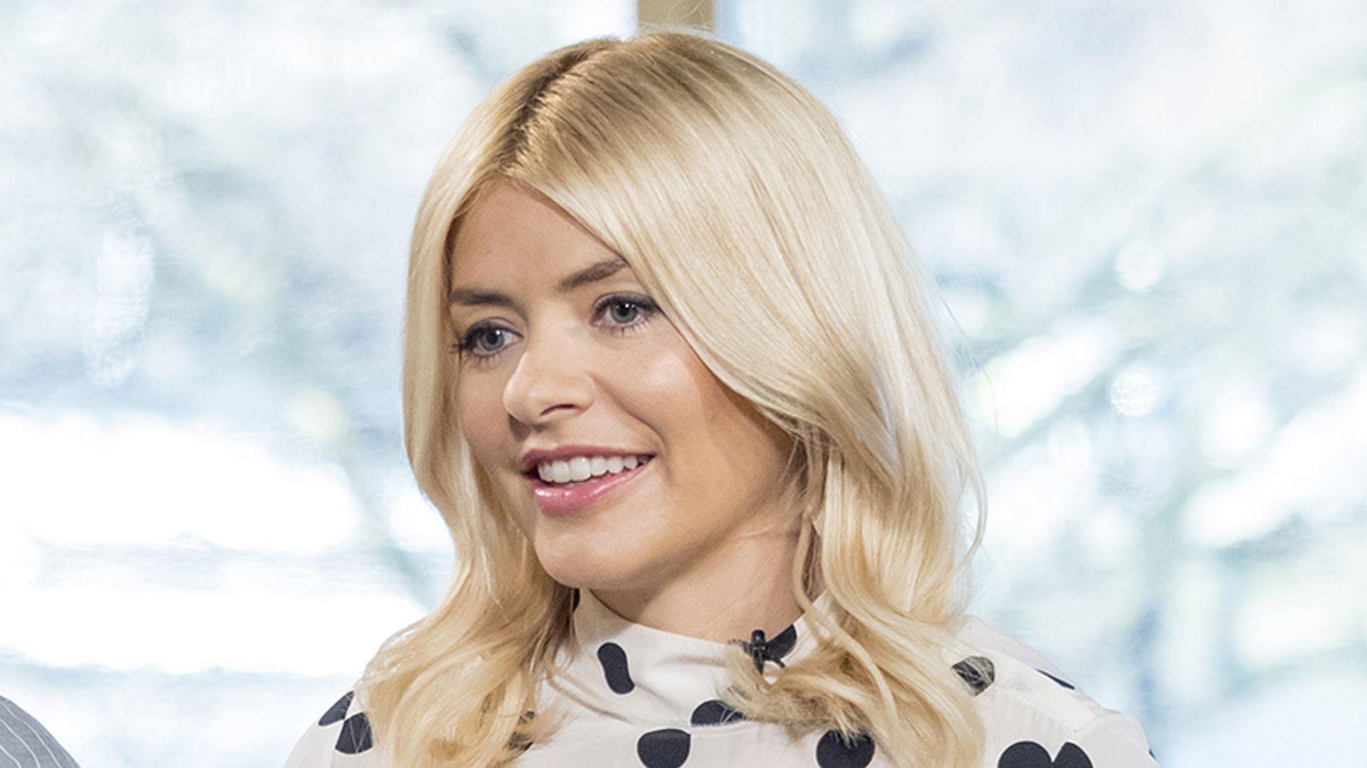 holly willoughby printed dress this morning