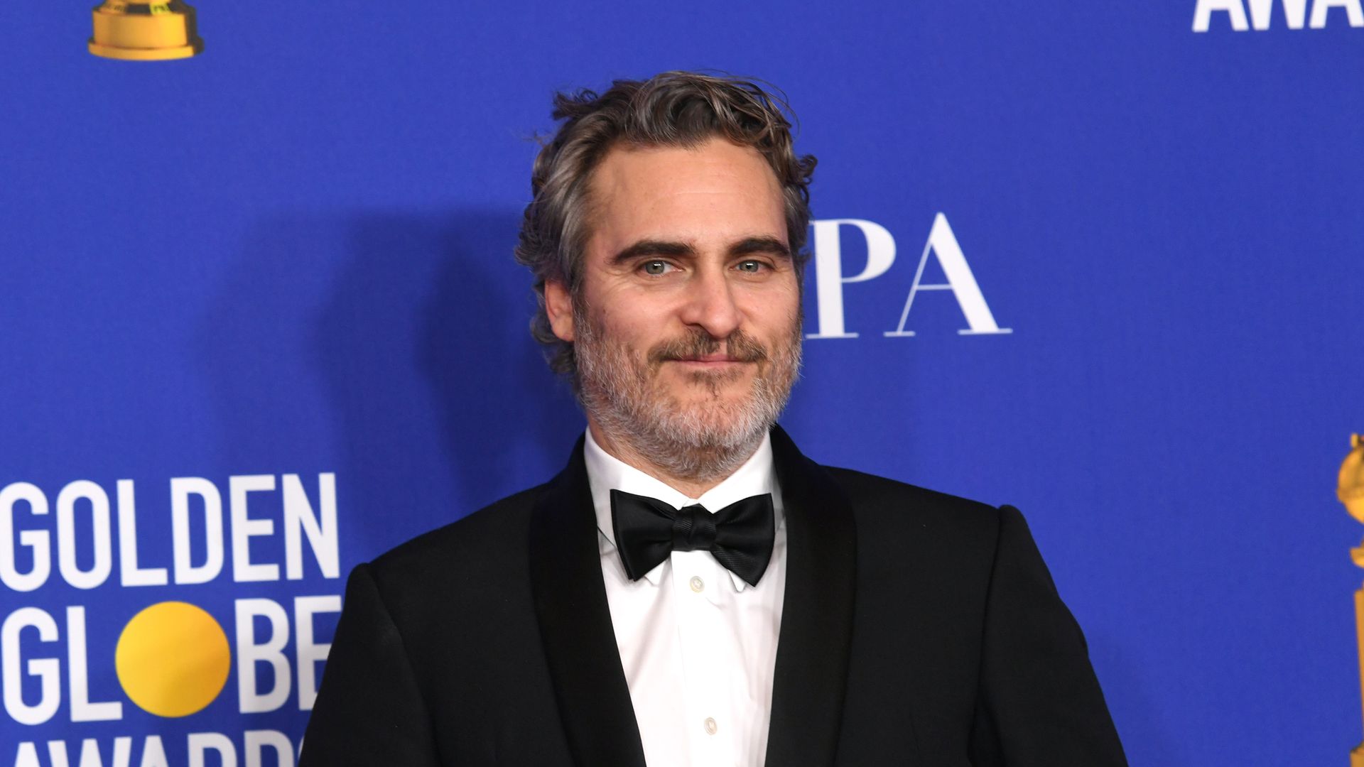 Joaquin Phoenix at the 77th Annual Golden Globe Awards at The Beverly Hilton Hotel on January 05, 2020 in Beverly Hills, California