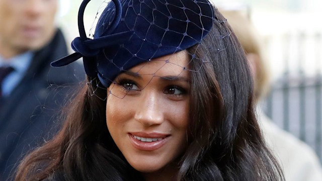 Meghan, Duchess of Sussex arrives to attend the 91st Field of Remembrance at Westminster Abbey in central London on November 7, 2019.