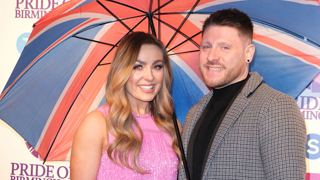 Amy Dowden and husband Ben at the Pride of Birmingham Awards 2023 