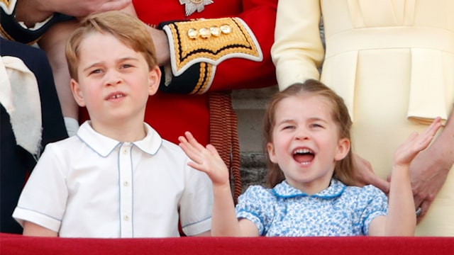 princess charlotte and prince george easter service surprise