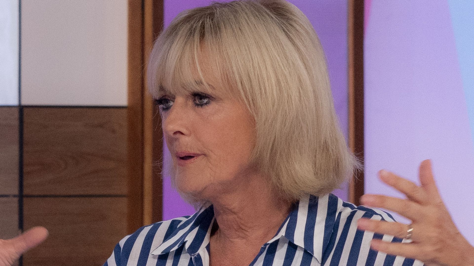 Loose Women's Jane Moore spotted with wedding ring eight months after split from husband