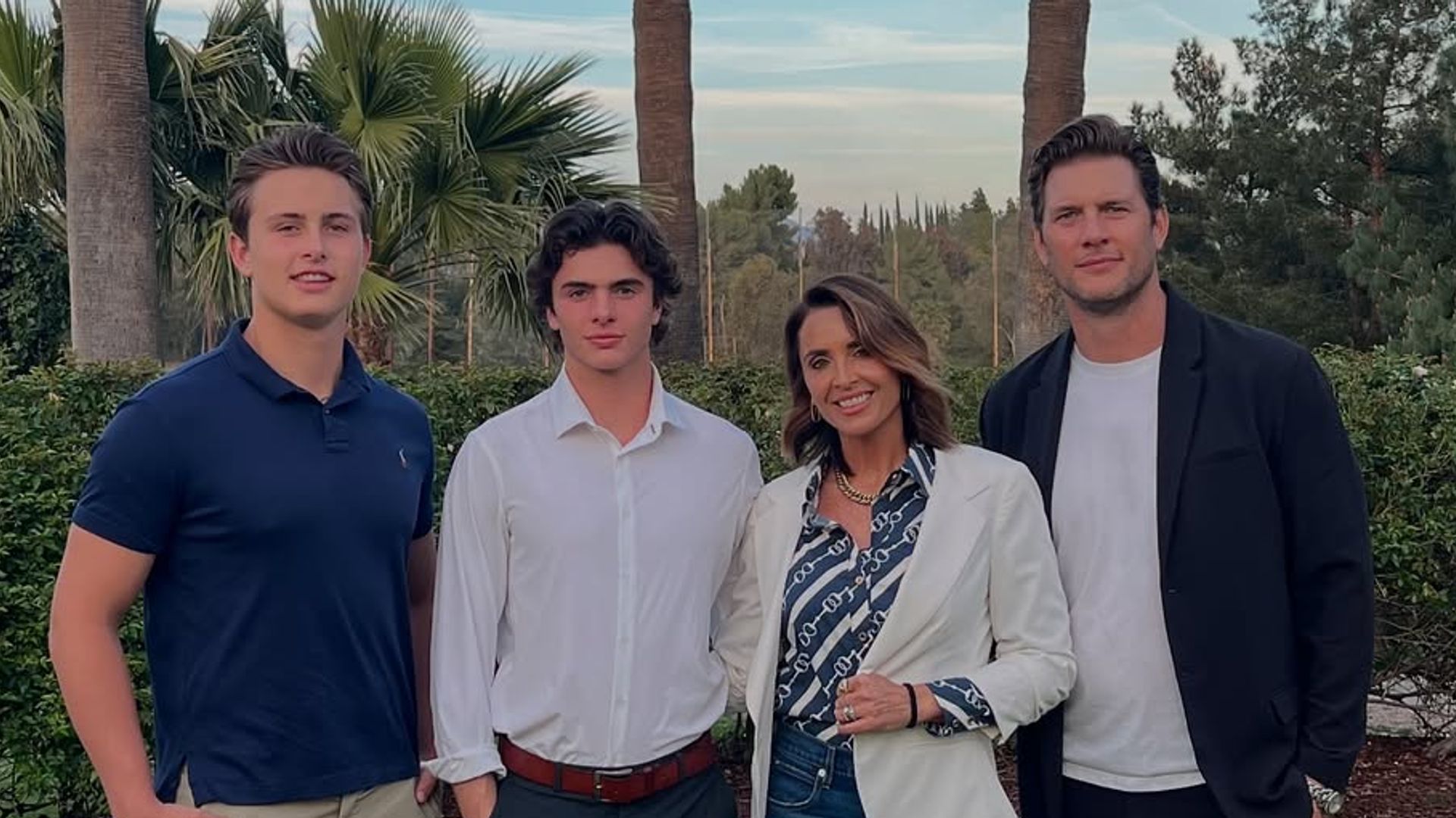 Ryan McPartlin and his children