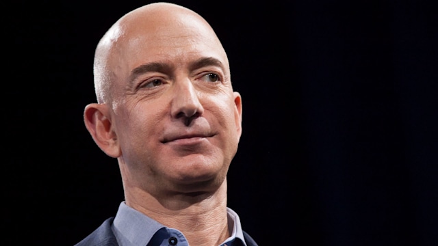 Jeff Bezos shirt and suit