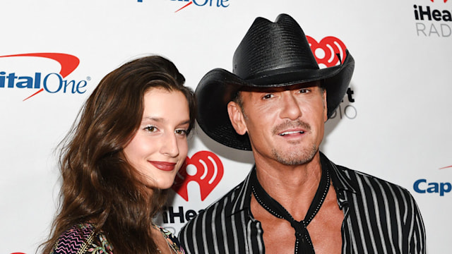 Audrey Caroline McGraw and Tim McGraw attend the 2019 iHeartRadio Music Festival at T-Mobile Arena on September 20, 2019 in Las Vegas, Nevada