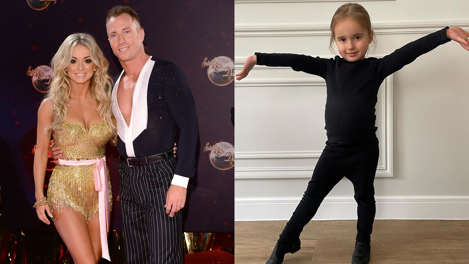 Exclusive video: James and Ola Jordan's excitement as daughter Ella, 4, follows in their Strictly footsteps