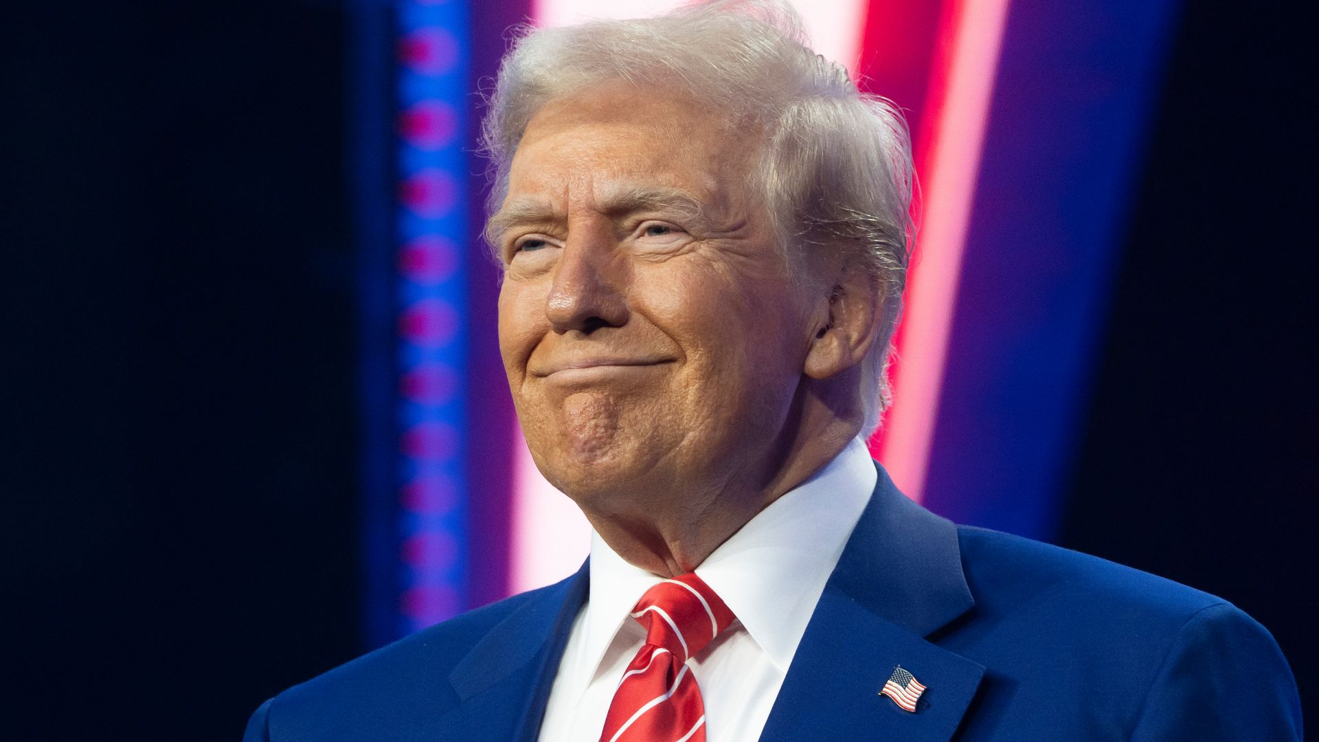 photo of donald trump smiling
