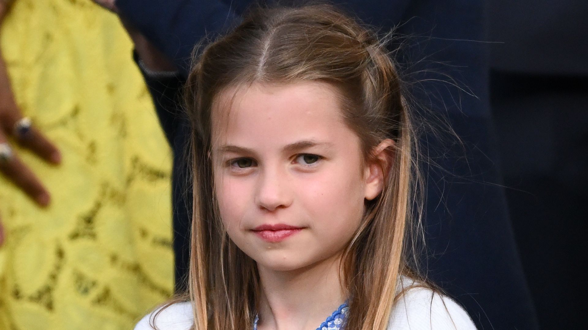  Princess Charlotte of Wales watches the Wimbledon 2023 men's final