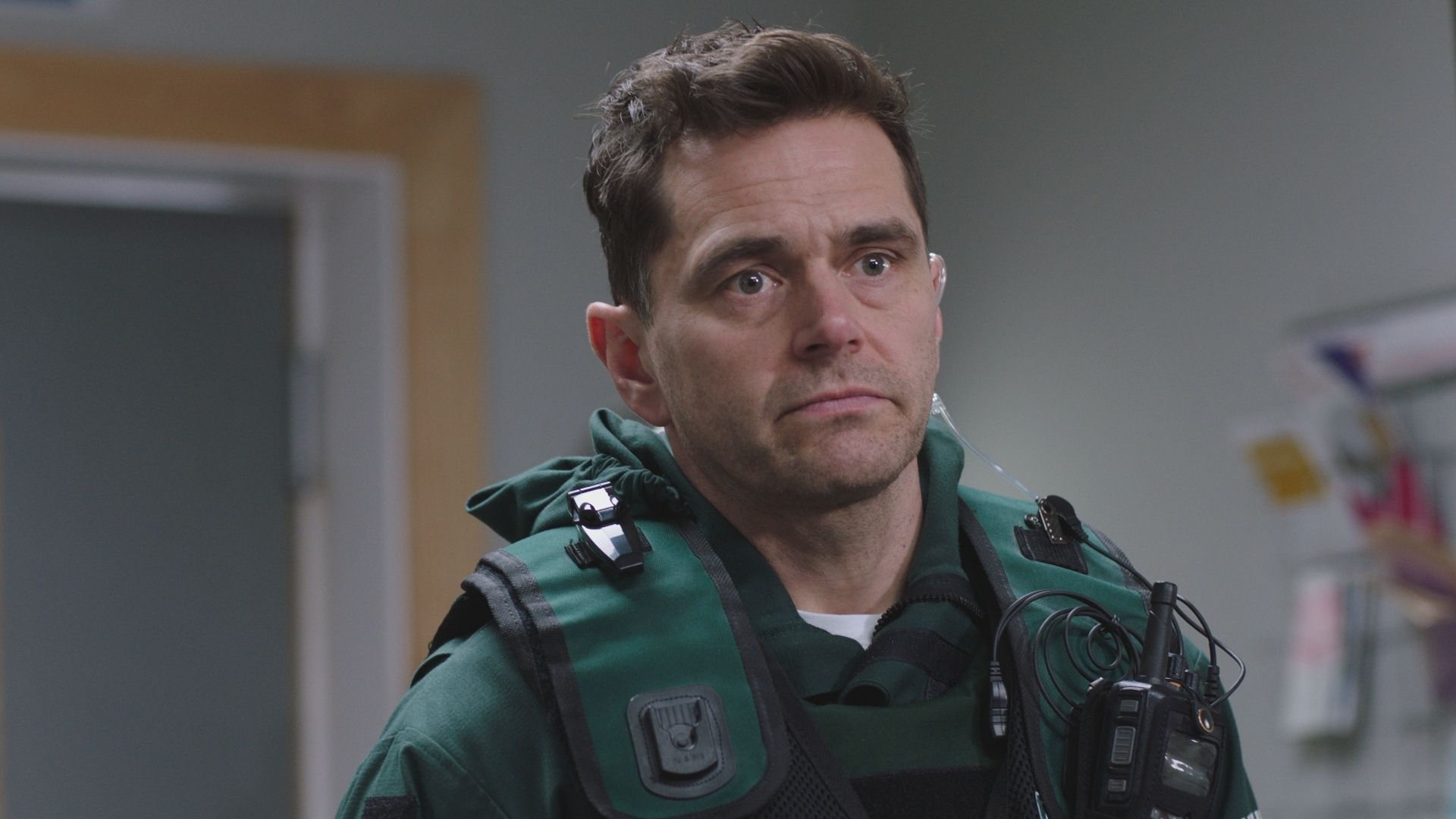 Michael Stevenson as Iain Dean in Casualty