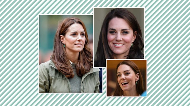 Princess Kate wearing Monica Vinader earrings