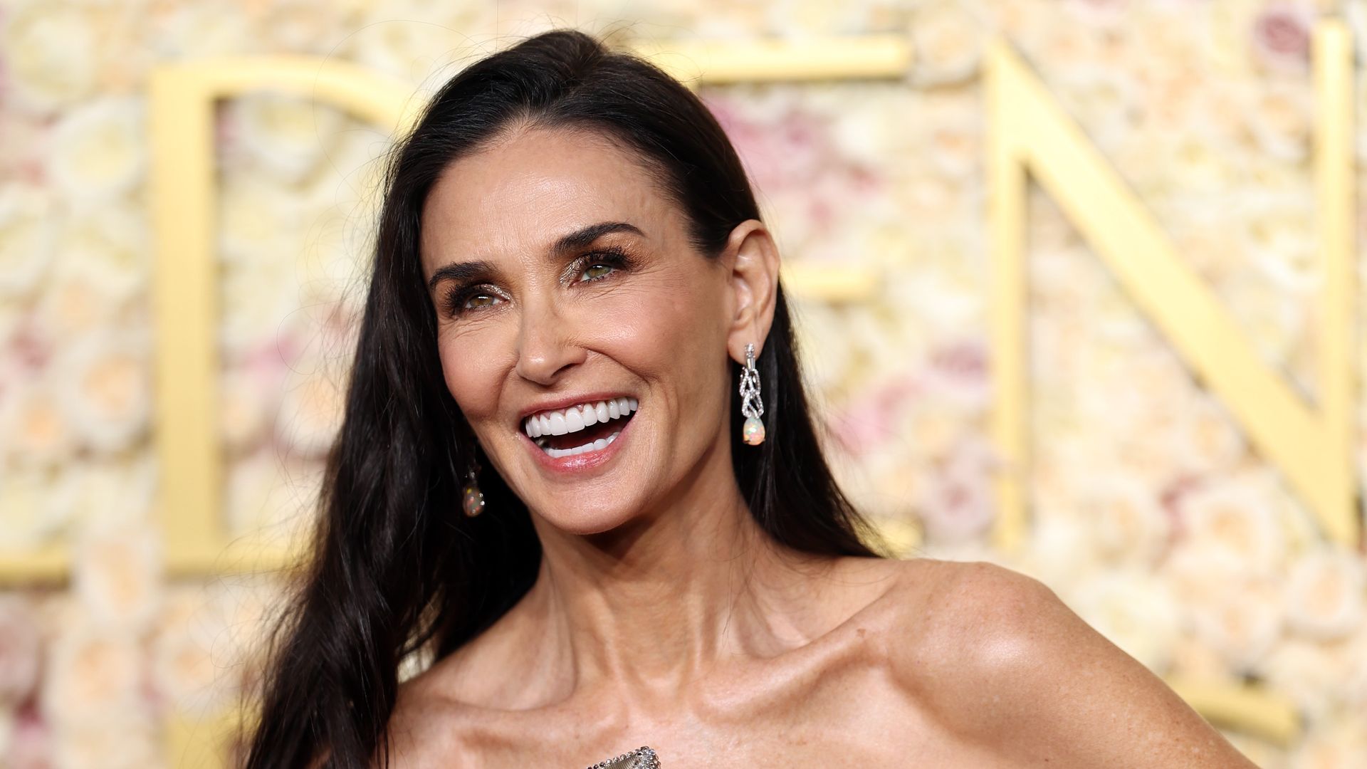 Demi Moore attends the 82nd Annual Golden Globe Awards at The Beverly Hilton on January 05, 2025 in Beverly Hills, California