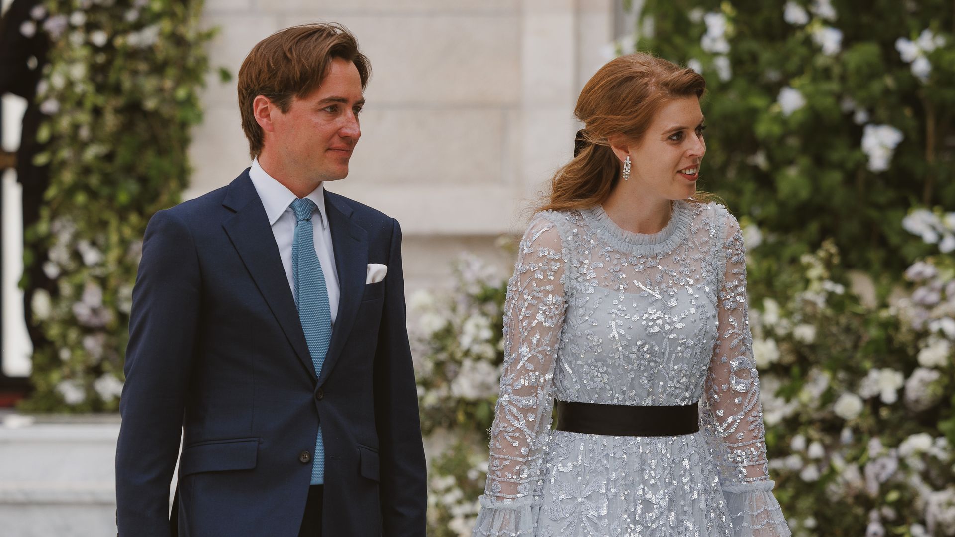 Princess Beatrice looking incredible in a Needle & Thread dress