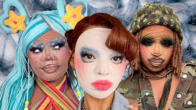yarn doll makeup trend 