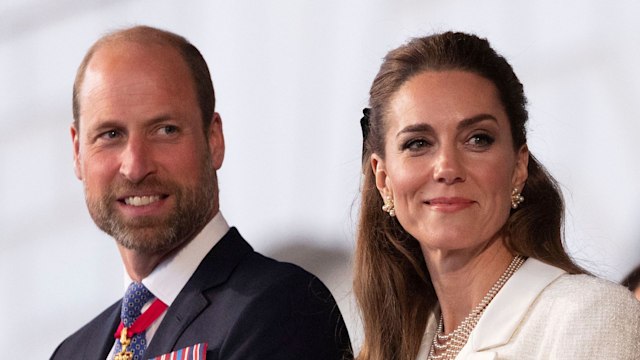 Prince William and the Princess of Wales at a concert on Horse Guards Parade in London