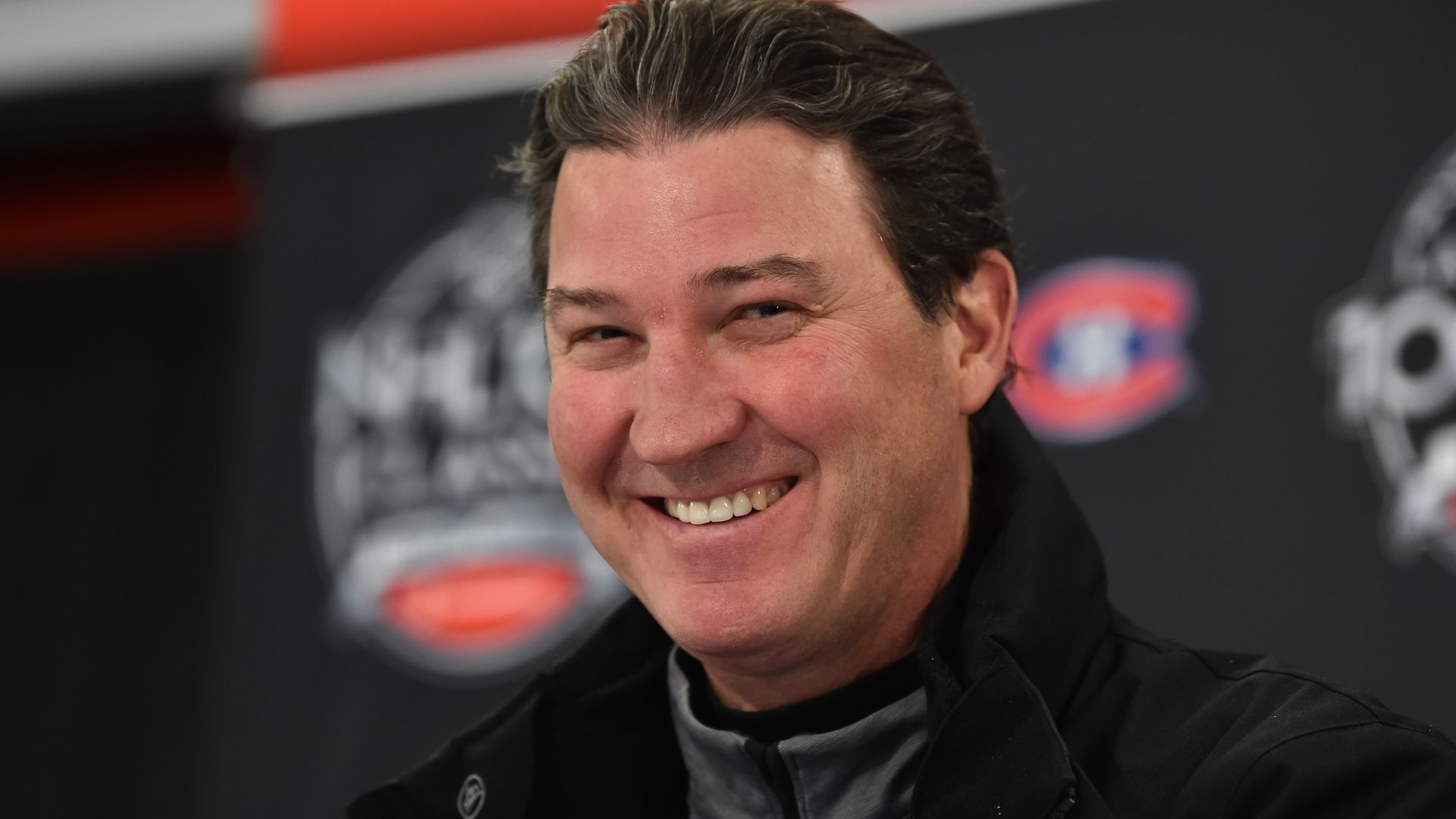 OTTAWA, ON - DECEMBER 16: NHL legend Mario Lemieux talks to the media during the 2017 Scotiabank NHL100 Classic at Lansdowne Park on December 16, 2017 in Ottawa, Canada. (Photo Minas Panagiotakis/NHLI via Getty Images)