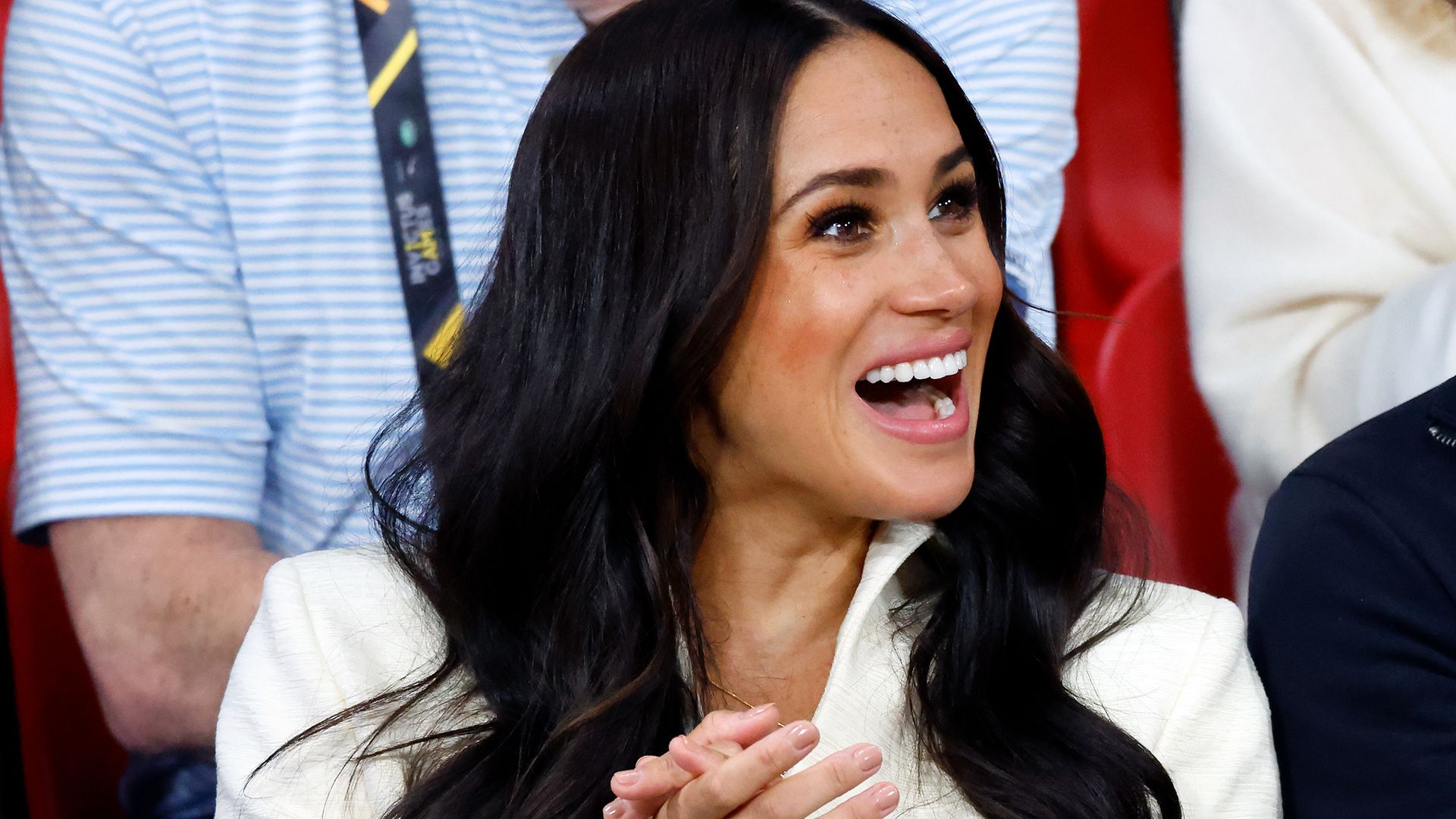 Meghan Markle laughing at Invictus Games