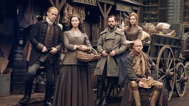 outlander cast group starz