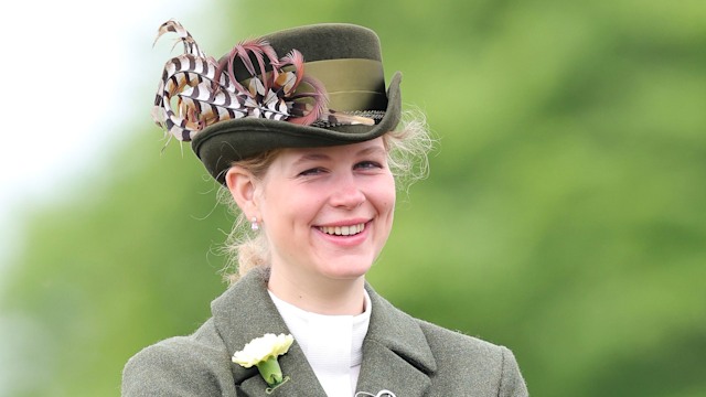 Lady Louise Windsor, wearing a brooch from the Duke of Edinburgh, attends day four of the Royal Windsor Horse Show