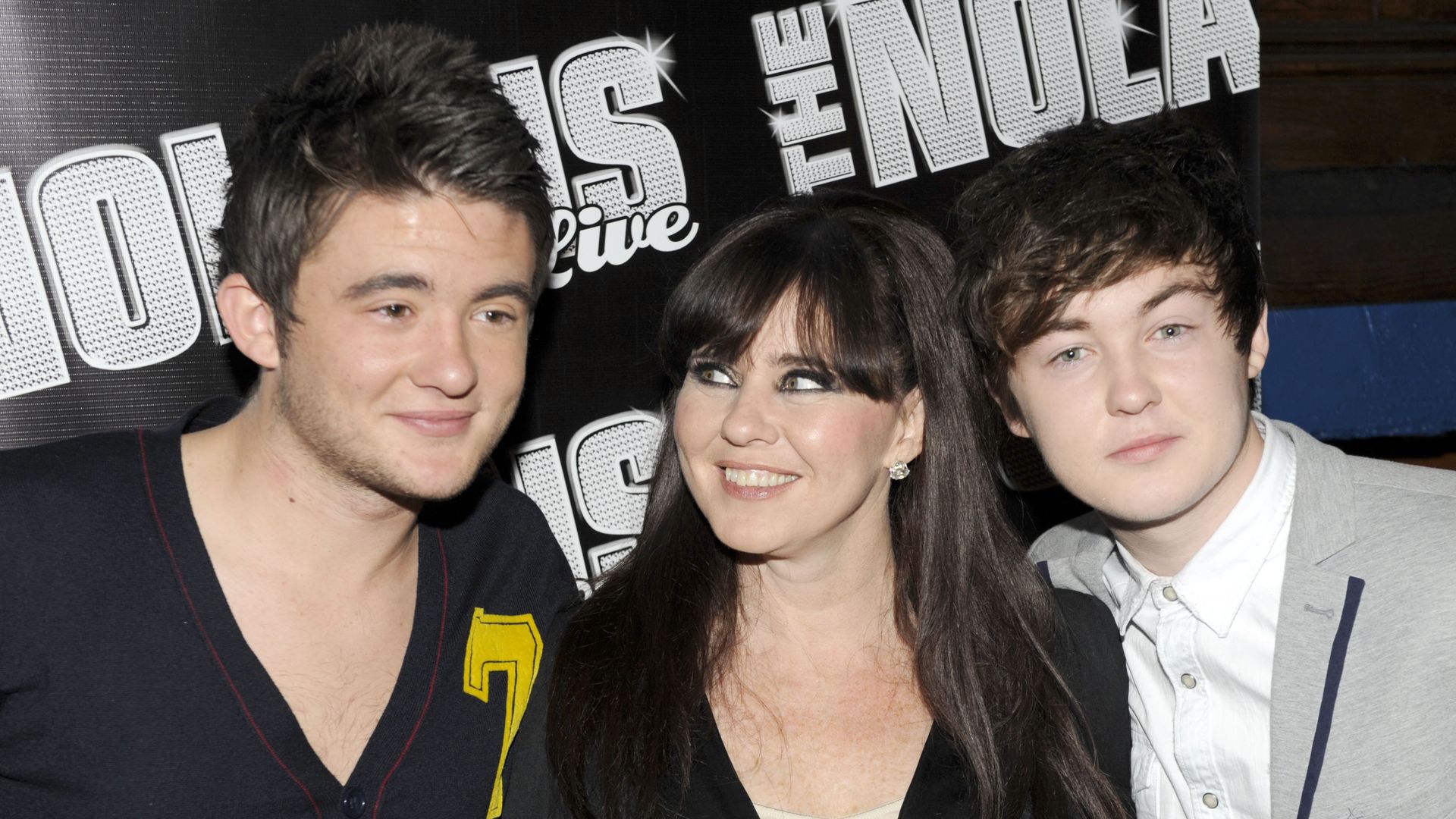 Coleen Nolan with sons Shane Jr and Jake Roche