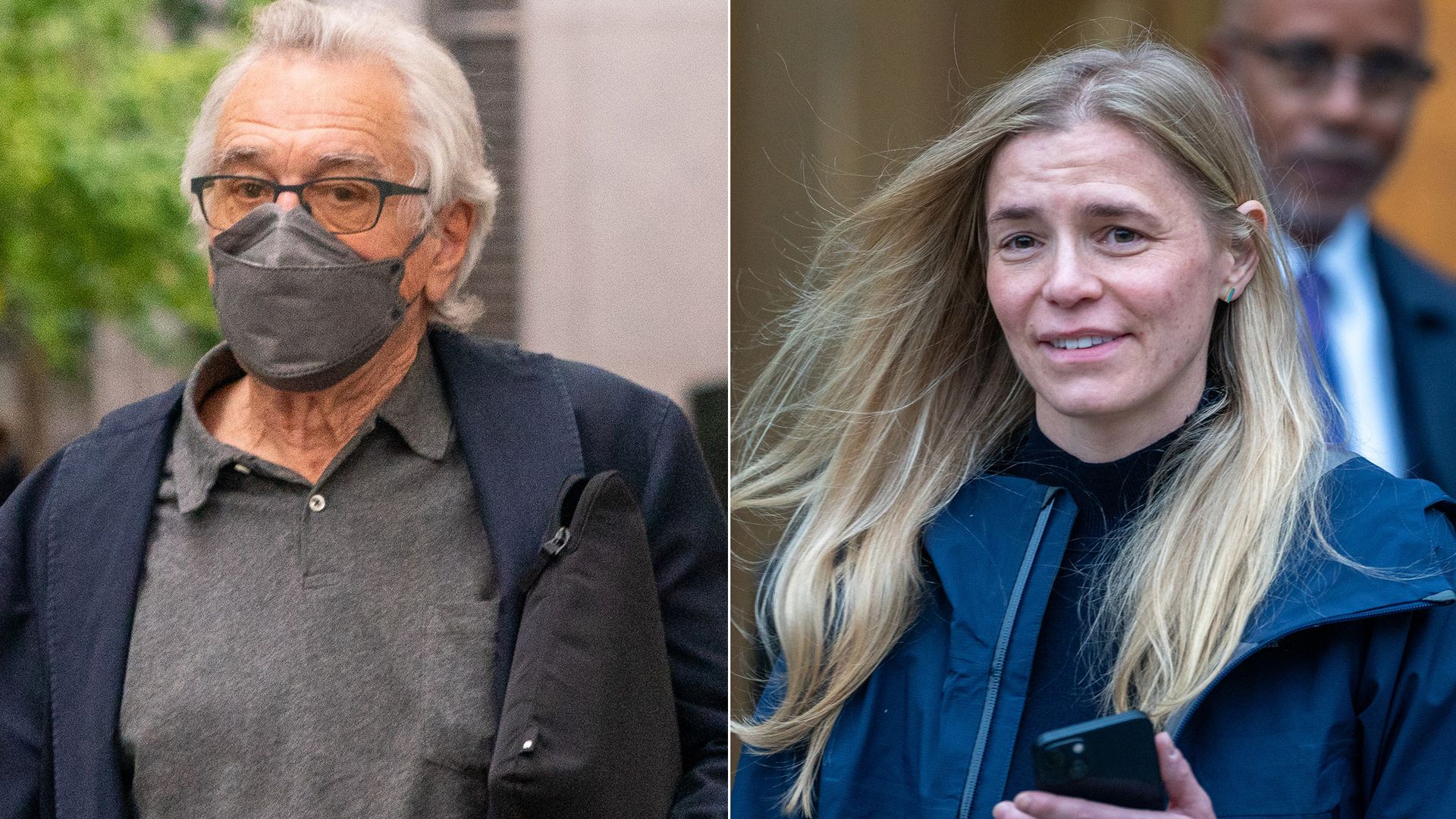 Robert de Niro and his former assistant leaving court