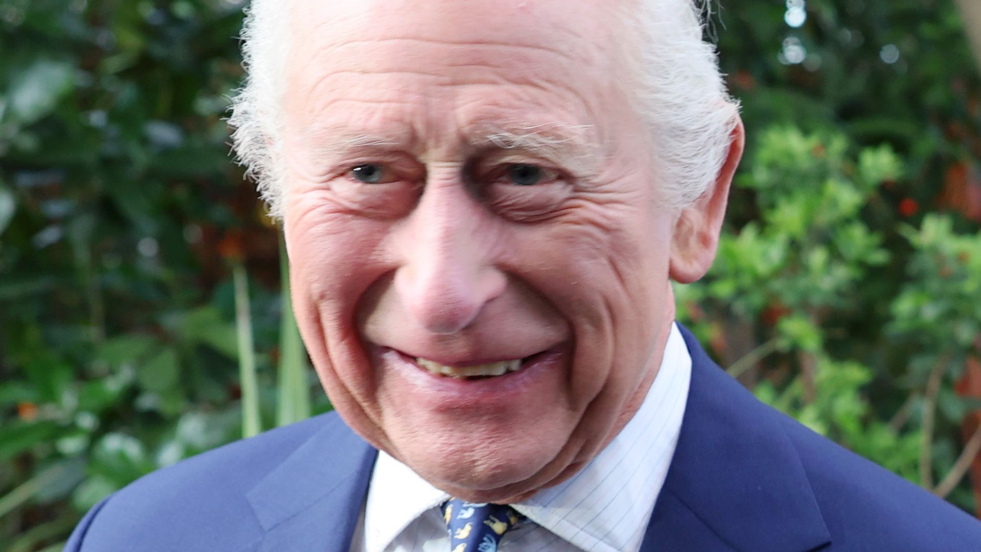 King Charles III attends The Elephant Family Evening of Art and Conservation at Kew Gardens on May 13, 2025 in London, England. Established by Queen Camillaâs brother Mark Shand in 2002, The Elephant Family works in partnership with conservation experts on the ground to tackle the challenges facing Asiaâs wildlife and the communities that live alongside it