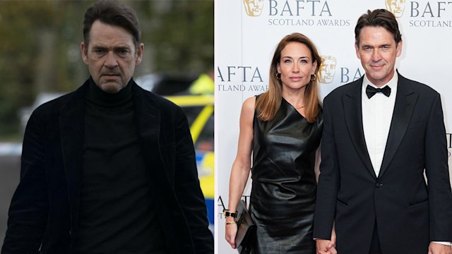 Dougray Scott in Crime, Dougray Scott and his wife 